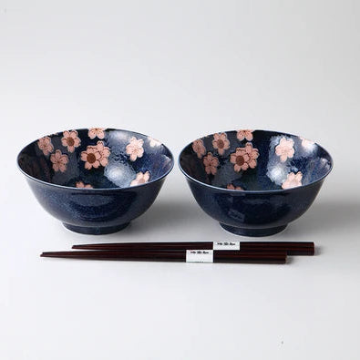 Skålesæt med spisepinde Sakura