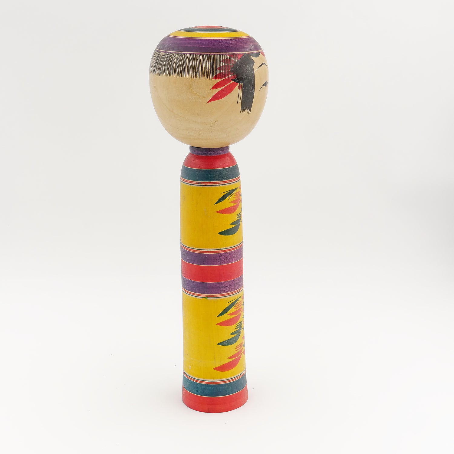 Stor Yajiro Kokeshi af Minao Sato - Nr. 1