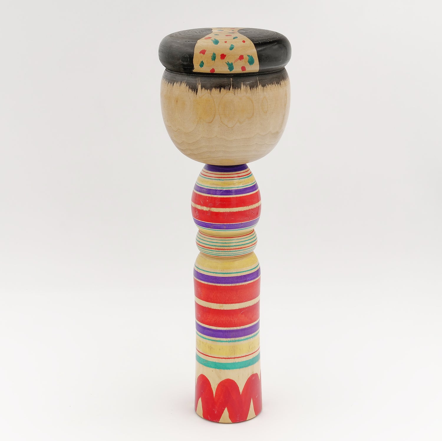 Stor Yajiro Kokeshi af Manabu Niiyama - Nr. 3