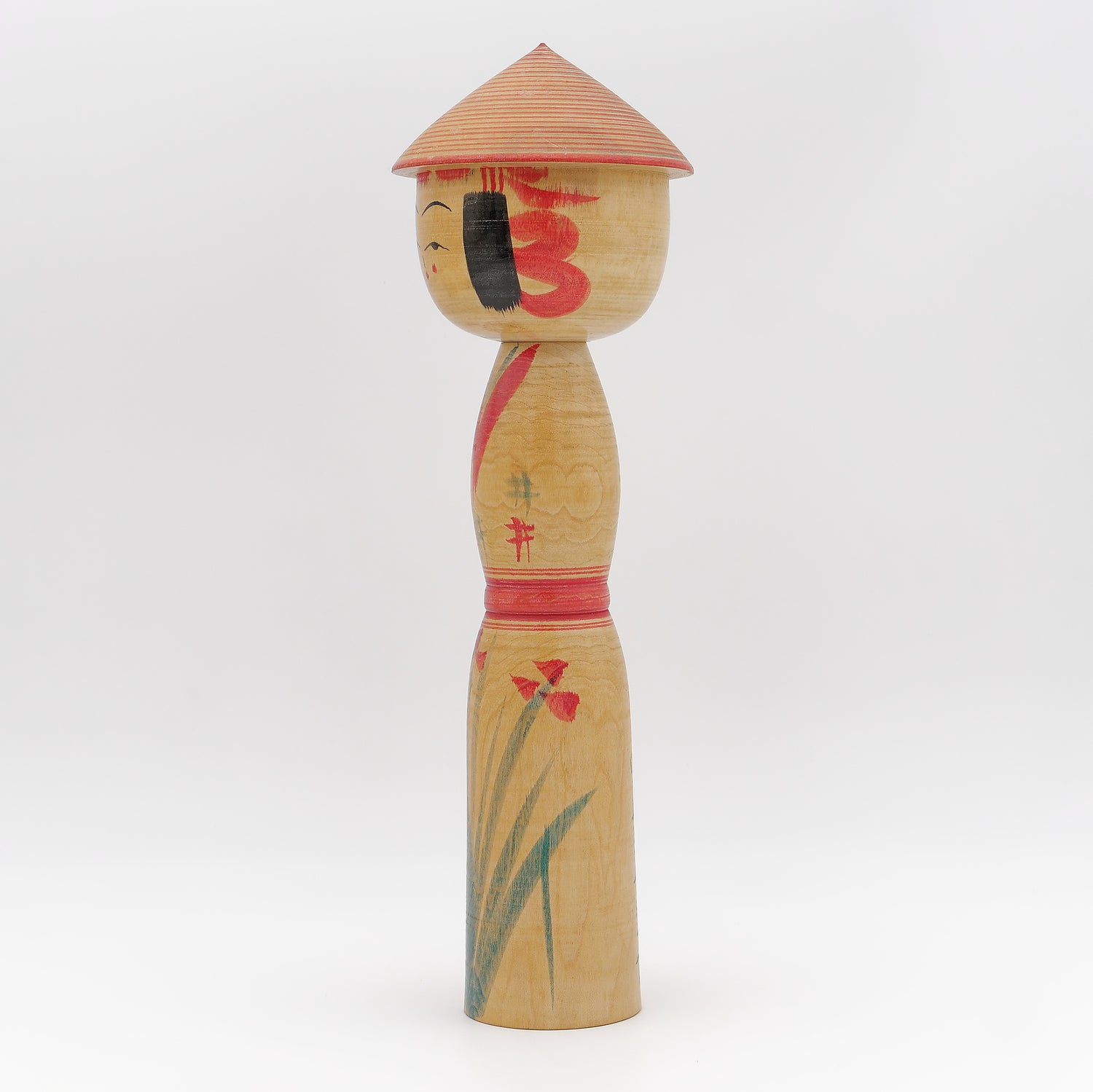 Stor Yajiro Kokeshi af Hisashi Niiyama - Nr. 5