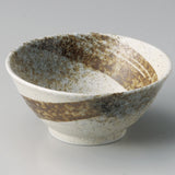 Donburi skål Hvid/brun (14,7x 6,5cm)