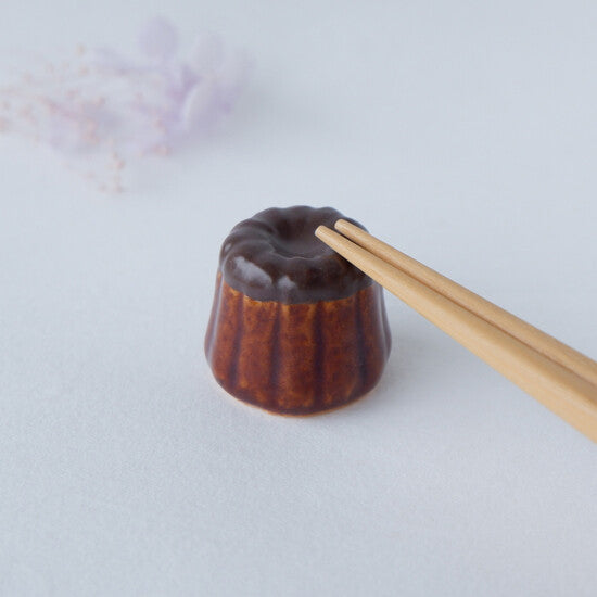 Spisepindeholder Canelé chokolade