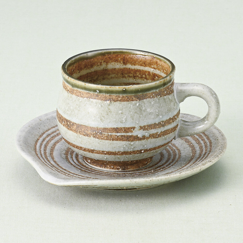Kop med underkop Beige/brun