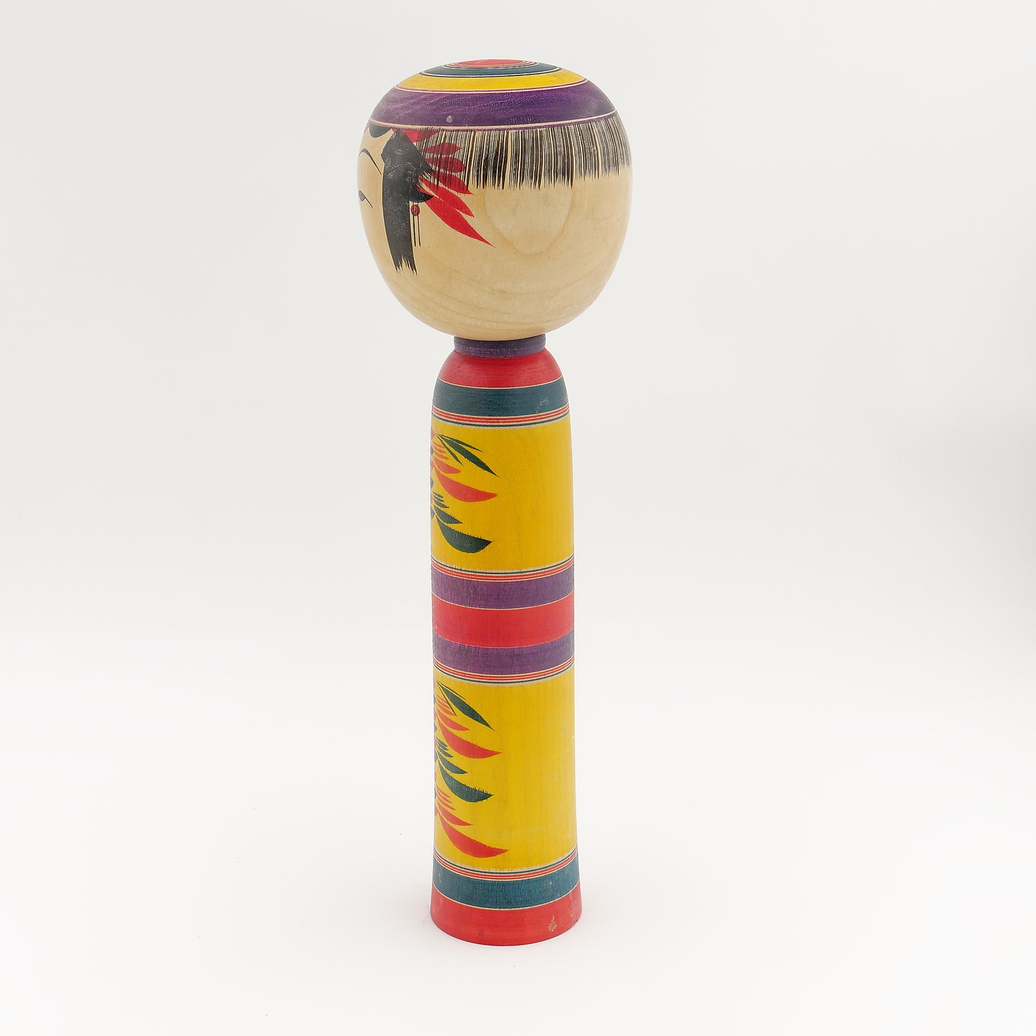 Stor Yajiro Kokeshi af Minao Sato - Nr. 1