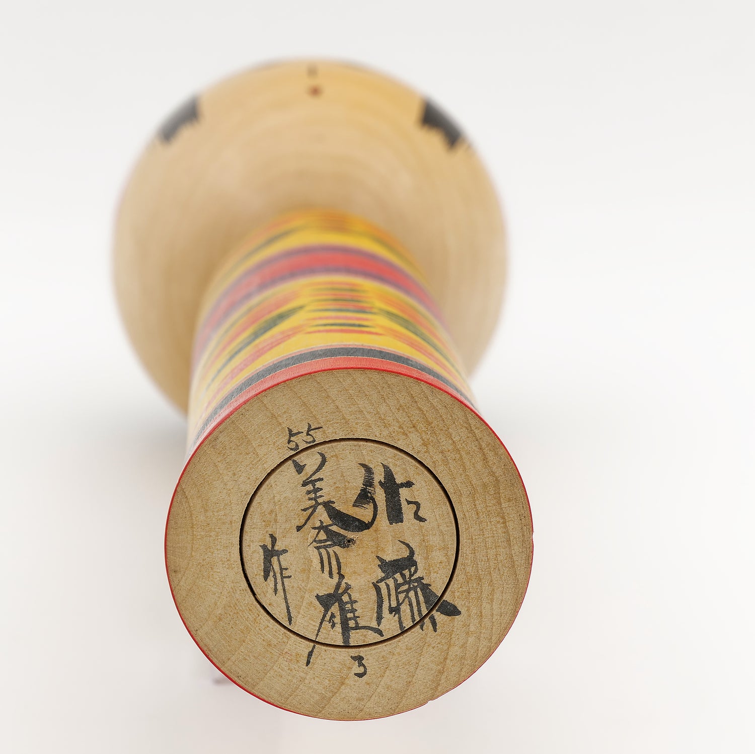 Stor Yajiro Kokeshi af Minao Sato - Nr. 1