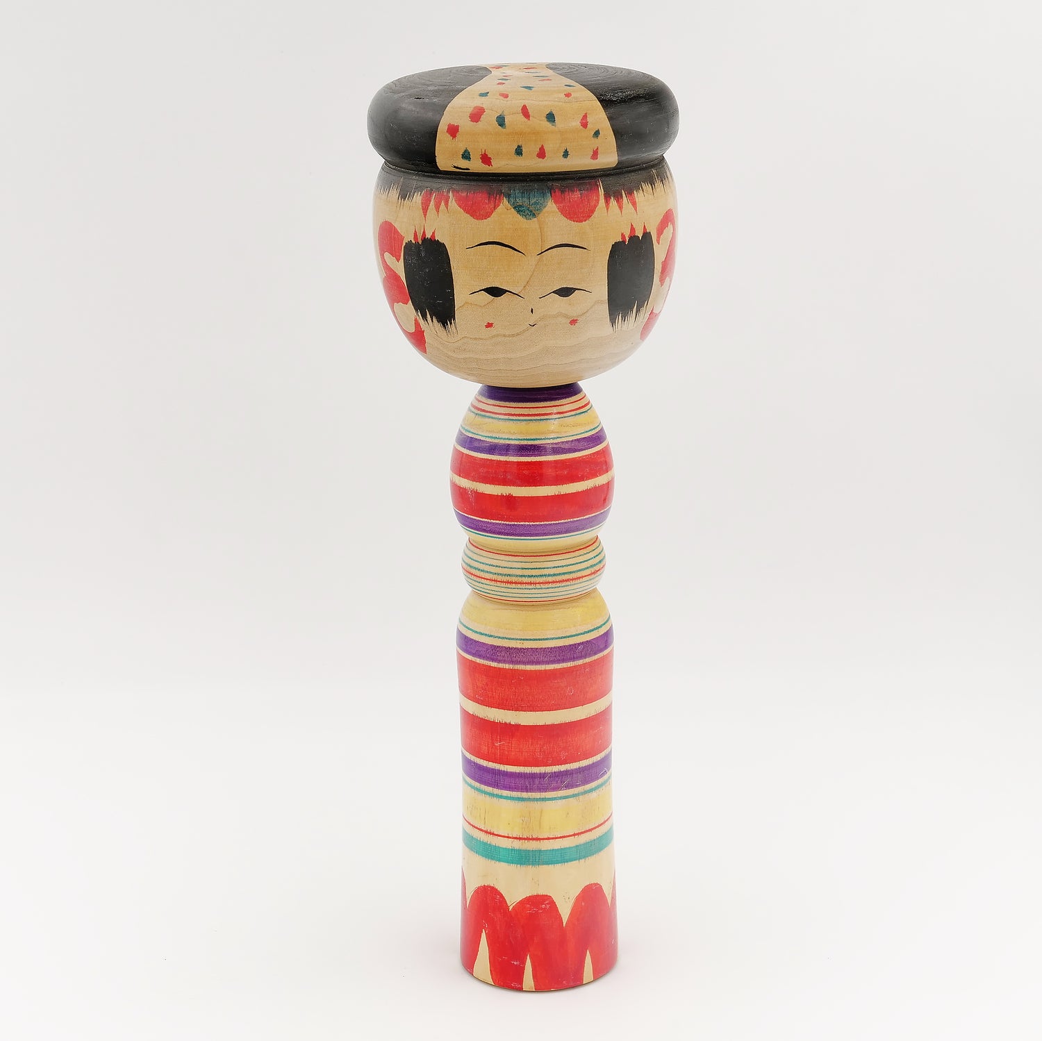 Stor Yajiro Kokeshi af Manabu Niiyama - Nr. 3