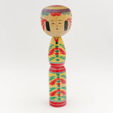 Stor Yajiro Kokeshi af Shinnichi Miyazawa - Nr. 4