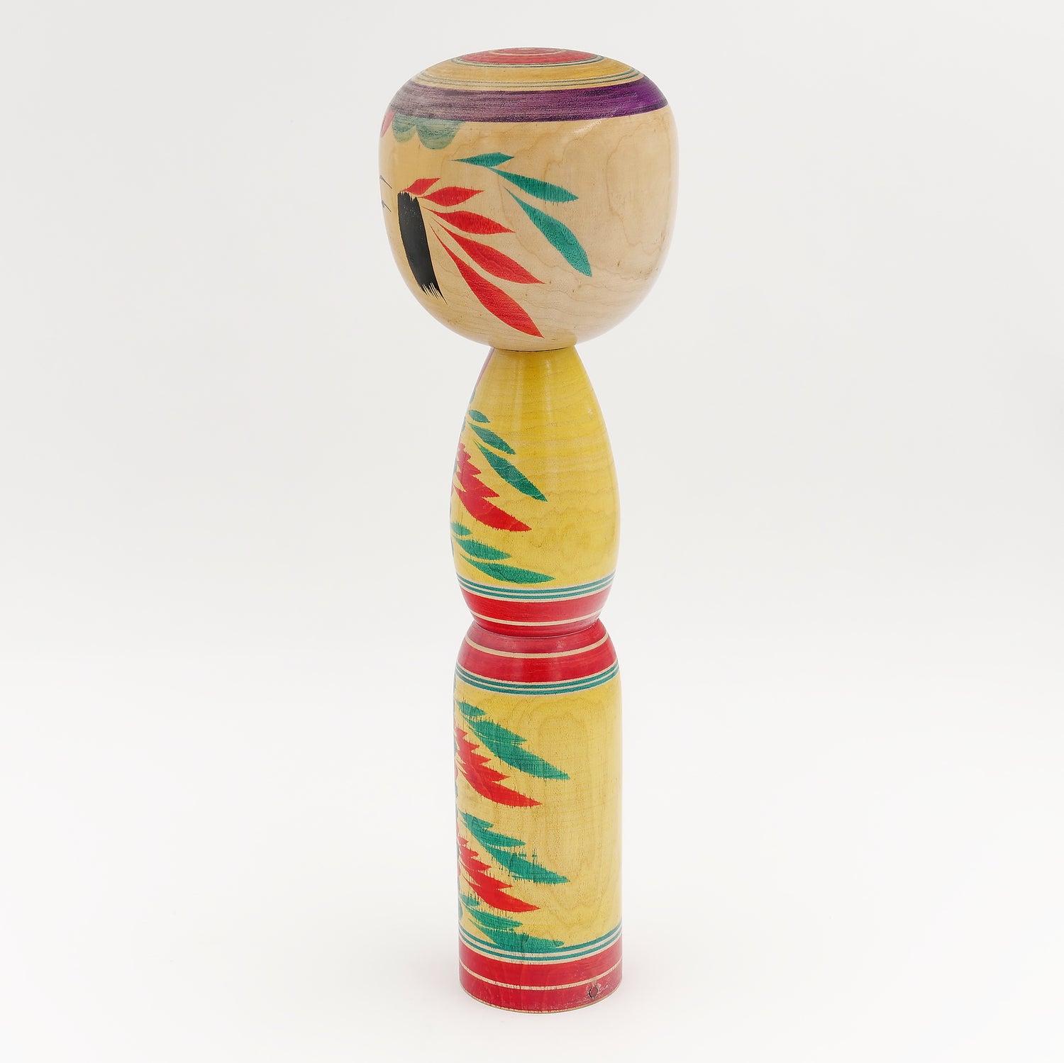 Stor Yajiro Kokeshi af Shinnichi Miyazawa - Nr. 4
