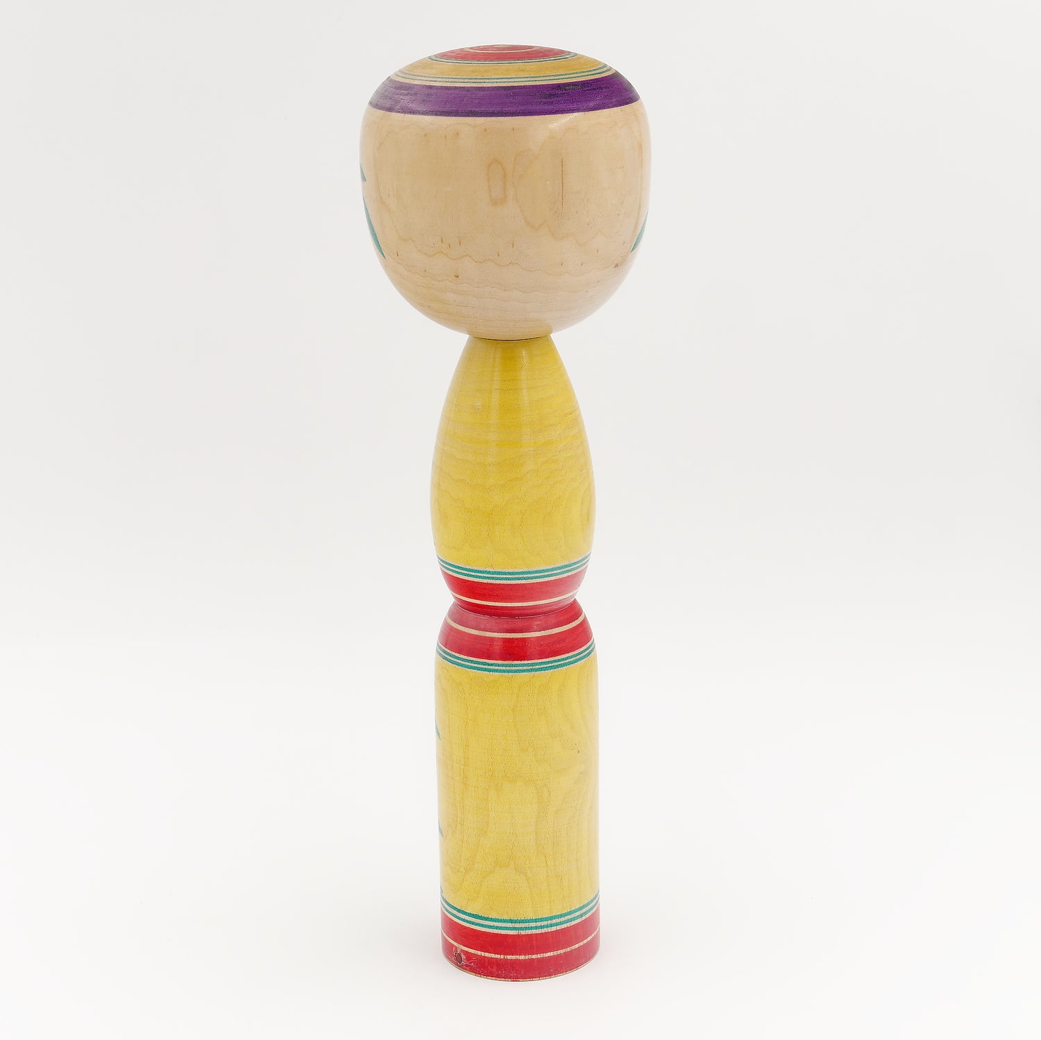 Stor Yajiro Kokeshi af Shinnichi Miyazawa - Nr. 4
