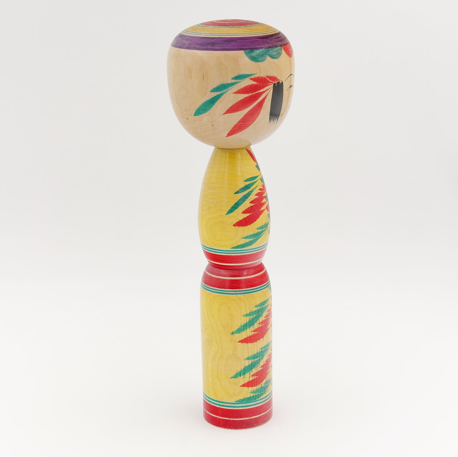 Stor Yajiro Kokeshi af Shinnichi Miyazawa - Nr. 4