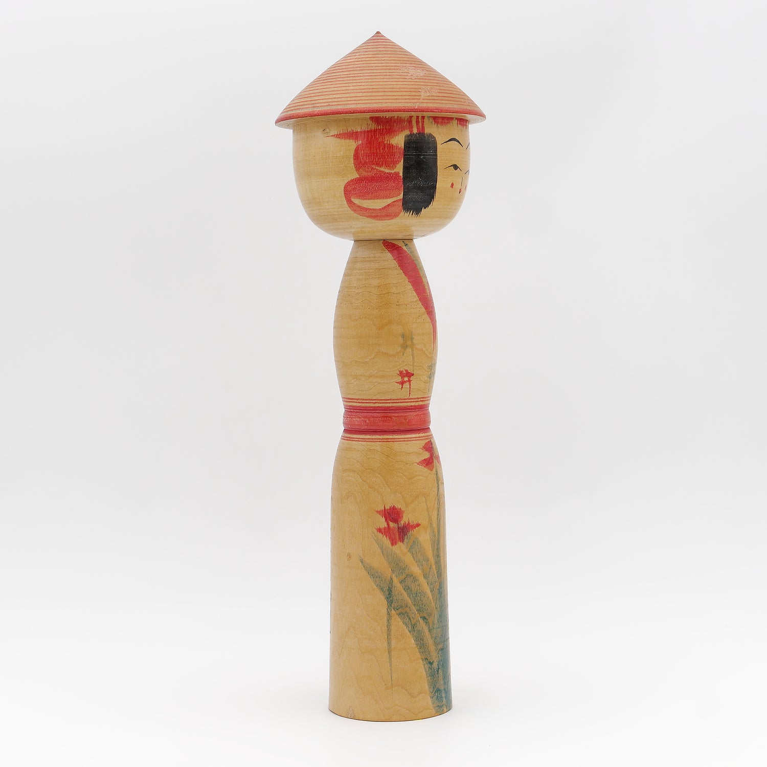 Stor Yajiro Kokeshi af Hisashi Niiyama - Nr. 5