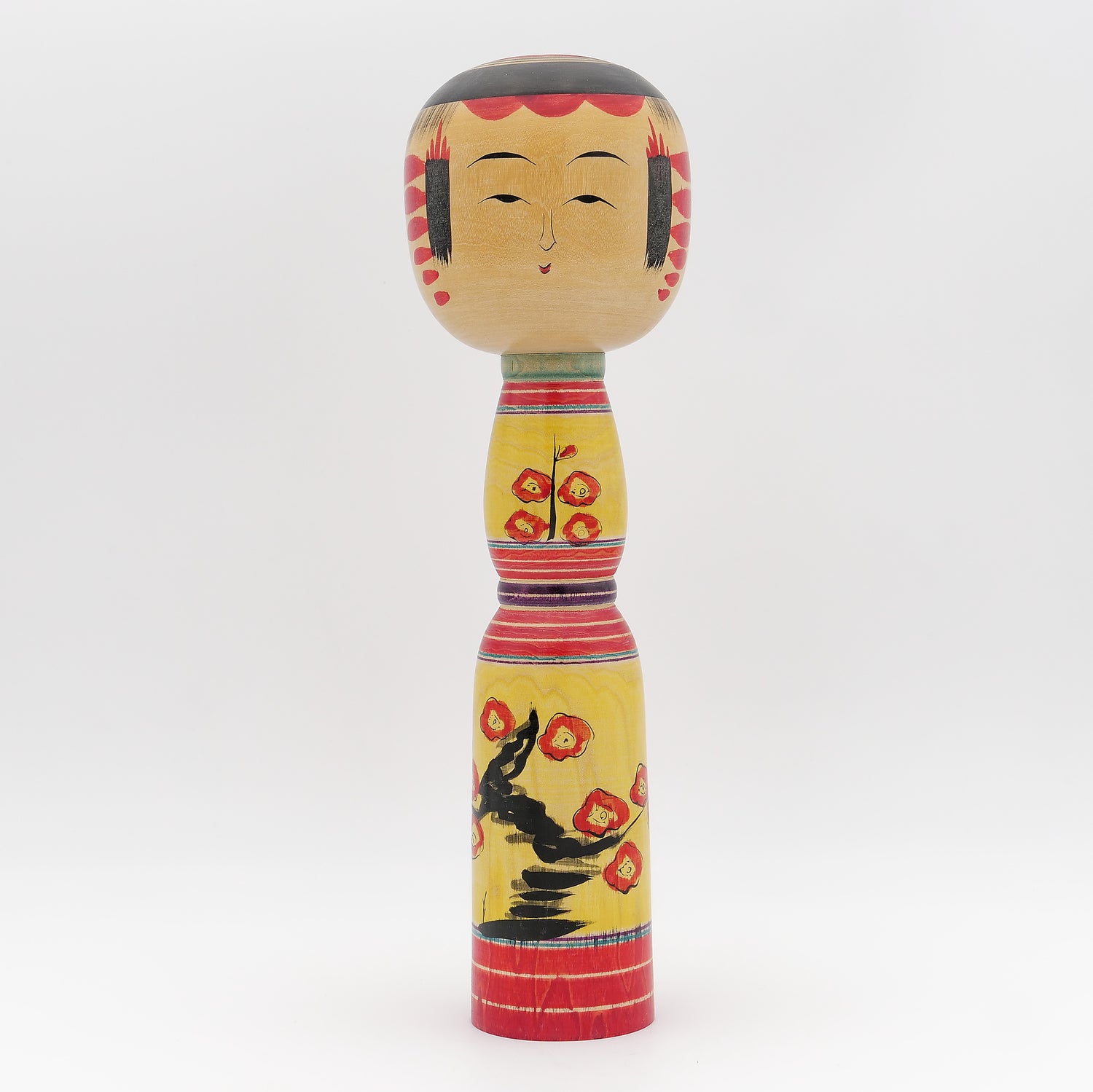 Stor Yajiro Kokeshi af Katsushi Ogura- Nr. 6