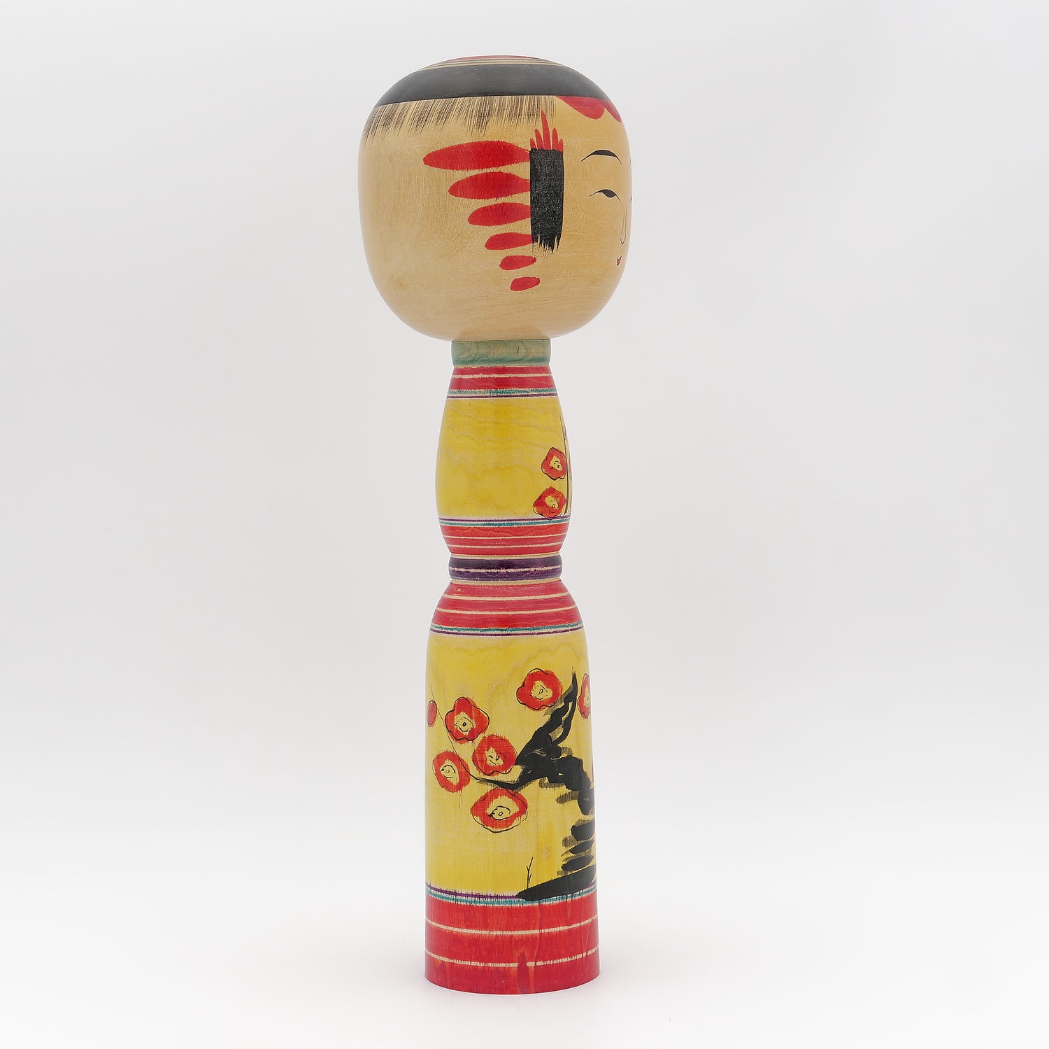 Stor Yajiro Kokeshi af Katsushi Ogura- Nr. 6