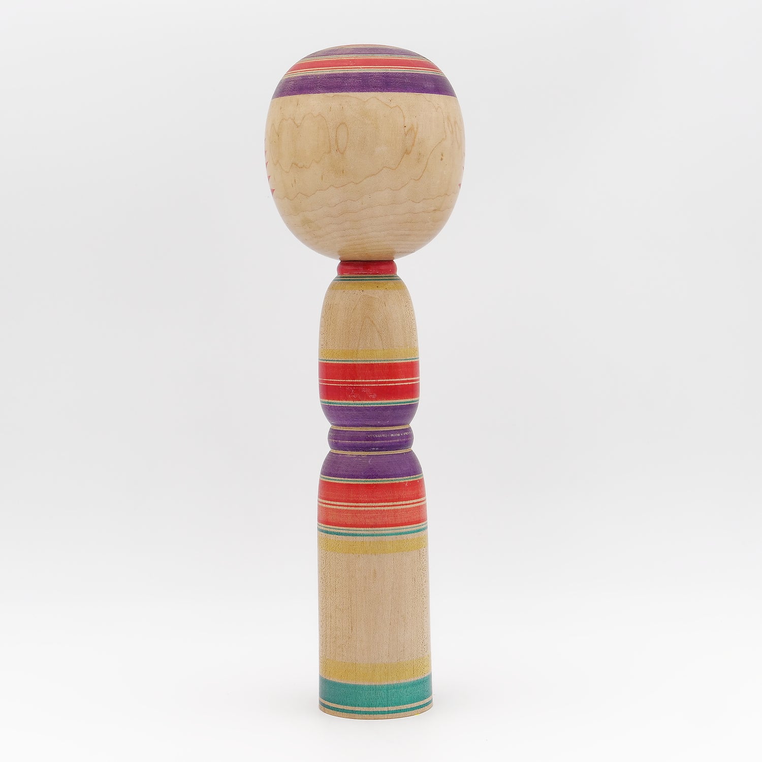Stor Yajiro Kokeshi af Masao Watanabe- Nr. 7