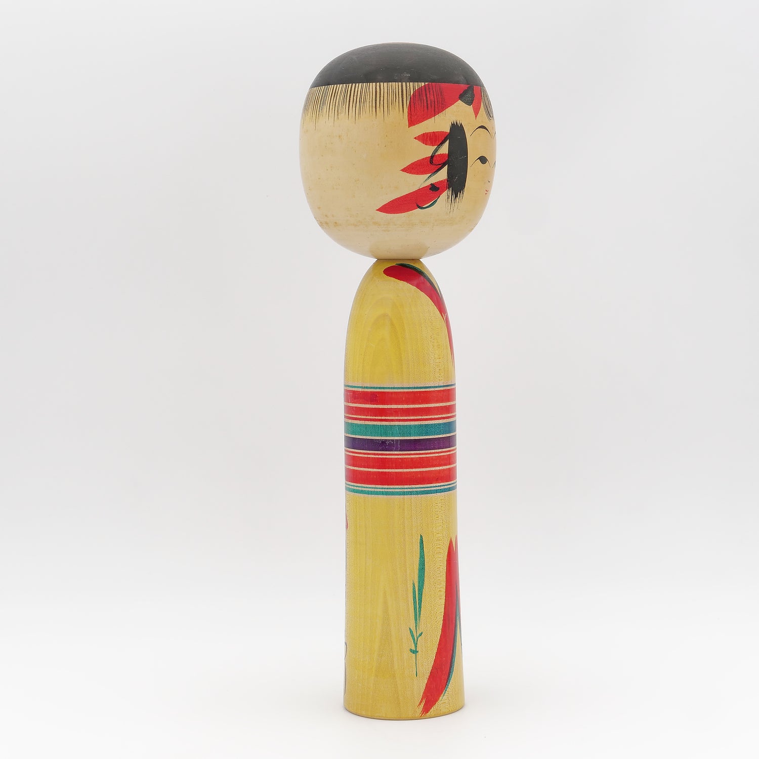 Stor Yajiro Kokeshi af Kouichi Sato- Nr. 8