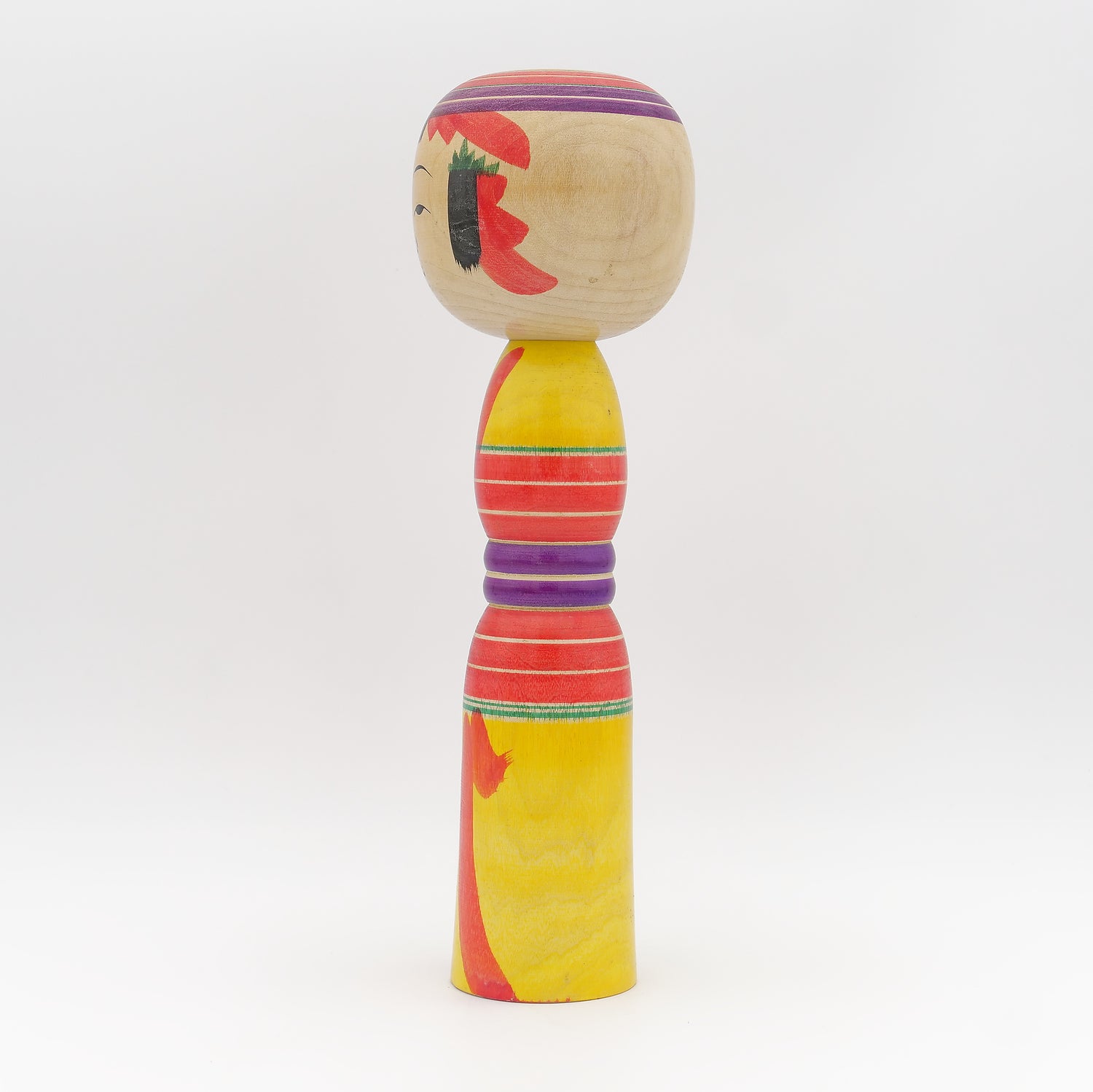 Stor Yajiro Kokeshi af Yoshinori Niiyama- Nr. 11