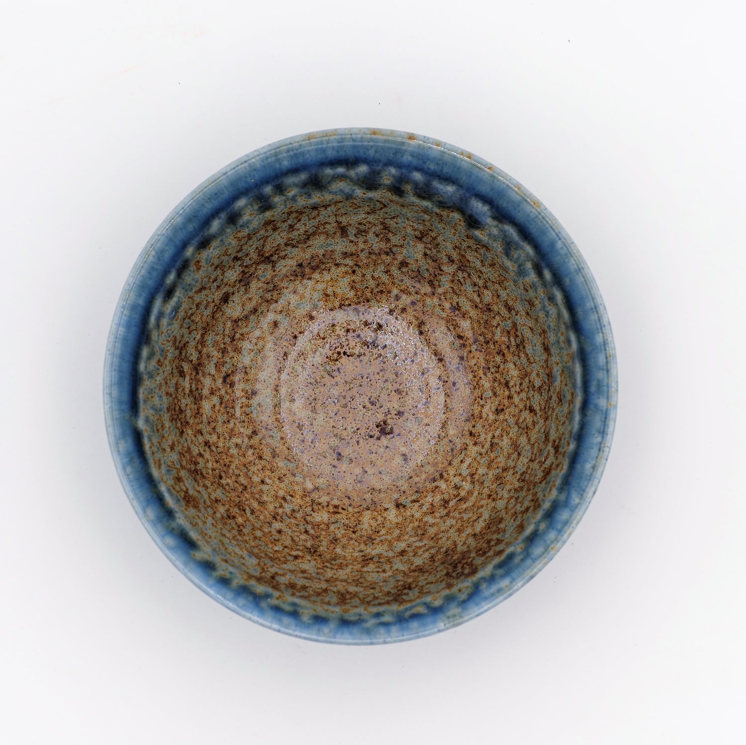 Donburi skål Blå/brun (13,3x6,2cm)